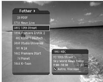 HUMAX DV-1100S - Changing Channel List Group - 2