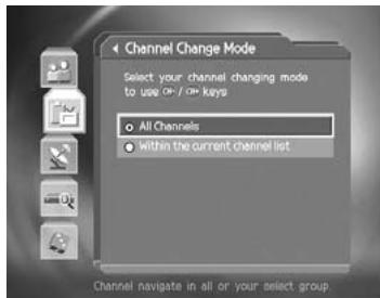 HUMAX DV-1100S - Channel Change Mode - 1