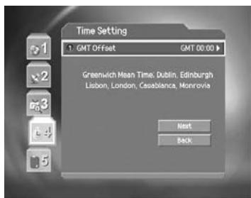 HUMAX DV-1100S - Time Setting - 1