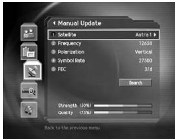 HUMAX DV-1100S - Manual Update - 2