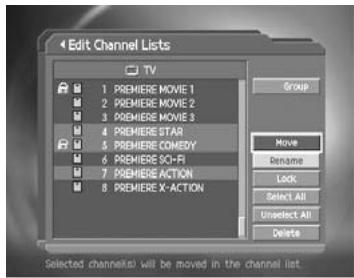 HUMAX DV-1100S - Move Channels - 1