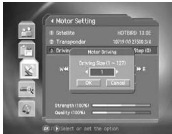 HUMAX DV-1100S - Motor Setting - 3