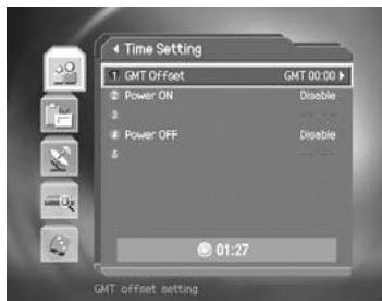 HUMAX DV-1100S - Time Setting - 1