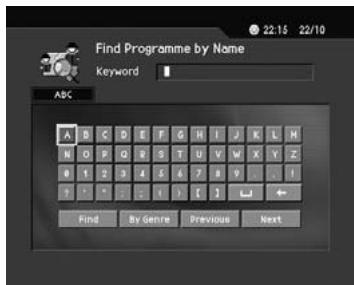 HUMAX DV-1100S - Finding a Programme - 1