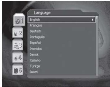 HUMAX DV-1100S - Language - 1