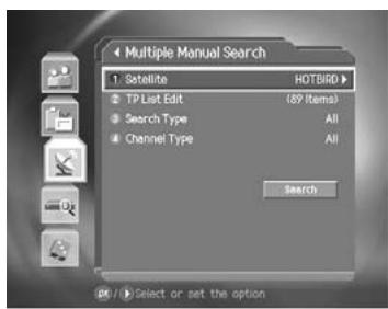 HUMAX DV-1100S - Multiple Manual Search - 1