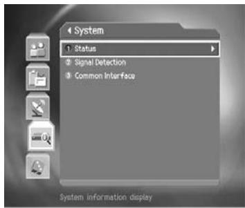 HUMAX DV-1100S - System Information - 1