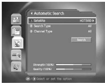 HUMAX DV-1100S - Automatic Search - 1