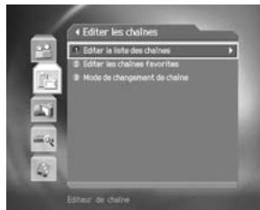 HUMAX F2-7002 - Édition des chaînes - 1