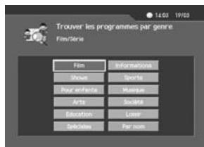 HUMAX F2-7002 - Recherche d'un programme - 2