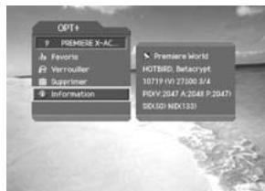 HUMAX F2-7002 - Informations sur la chaîne - 1