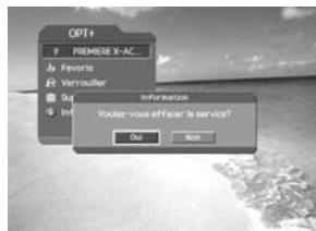 HUMAX F2-7002 - Suppression d'une chaîne - 1