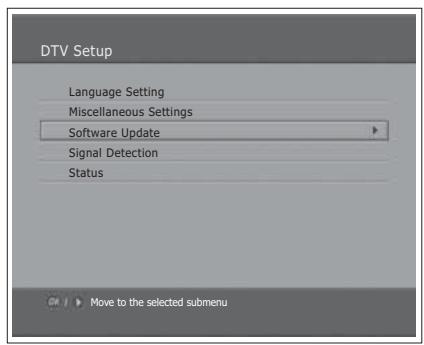 HUMAX LGB-19DTT - If updating software from Menu - 1