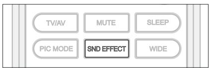 HUMAX LGB-19DTT - Setting the Sound Effect - 3