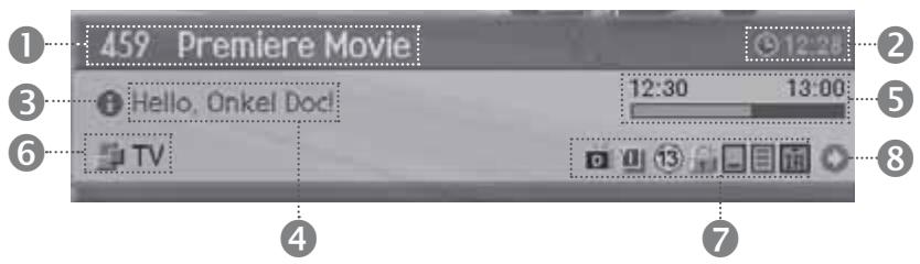 HUMAX LGB-19DTT - Programme Information (for digital channels only) - 1