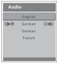 HUMAX LGB-19DTT - Changing Audio Options - 2