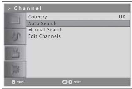 HUMAX LGB-19DTT - Scanning Digital Channels Automatically - 1