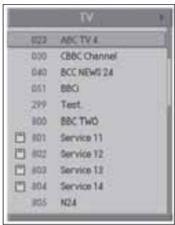 HUMAX LGB-19DTT - Viewing Channel List - 3