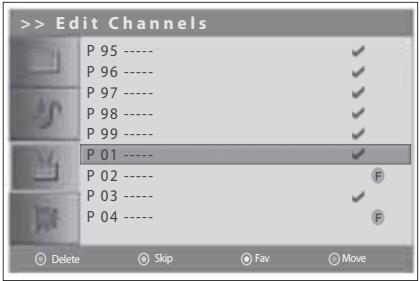 HUMAX LGB-19DTT - Editing Analog Channels - 2