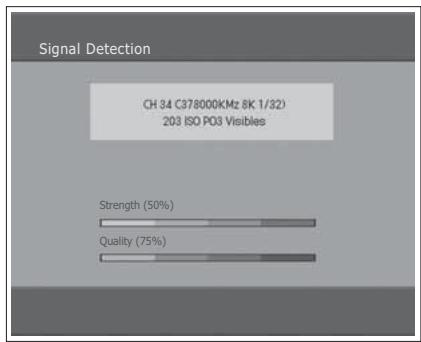 HUMAX LGB-19DTT - Signal Detection - 1