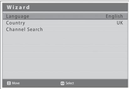 HUMAX LGB-19DTT - Running Initial Setup Wizard - 1