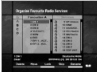 HUMAX NACI-5700 - To group the services into a Genre; - 3