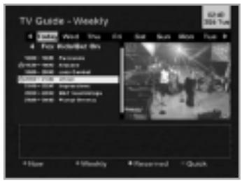 HUMAX NACI-5700 - To reserve a programme you want: - 1