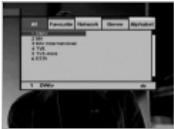 HUMAX NACI-5700 - To change the attributes of a service - 1