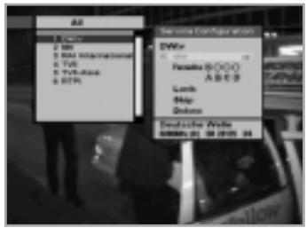HUMAX VA-5200 - The colour button corresponds the following Service List. - 1