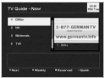 HUMAX VA-5200 - To select the TV/Radio Guide - 1