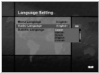 HUMAX VA-5200 - Menu Language - 1