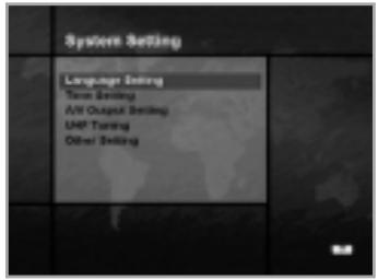 HUMAX VA-5200 - 4-1. System Setting - 1