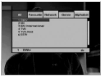 HUMAX VACI-5300 - To change the attributes of a service - 1
