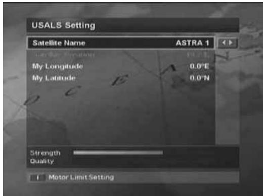 HUMAX VACI-ACE - USALS Setting - 1