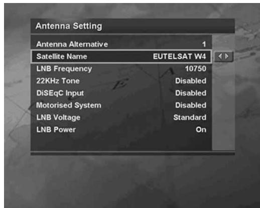 HUMAX VACI-ACE - Antenna Setting - 1