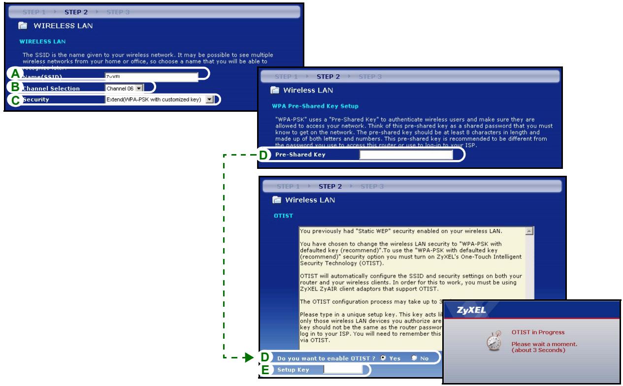ZYXEL P-320W - Protezione Estesa (WPA-PSK) - 1