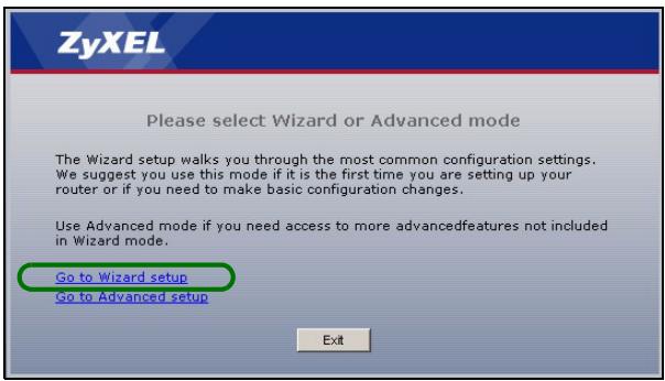 ZYXEL P-320W - Accessing the Web Configurator - 4