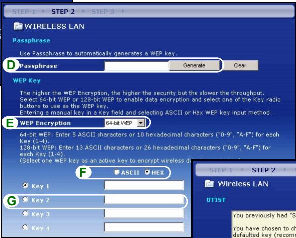 ZYXEL P-320W - Sécurité de base (WEP) - 2