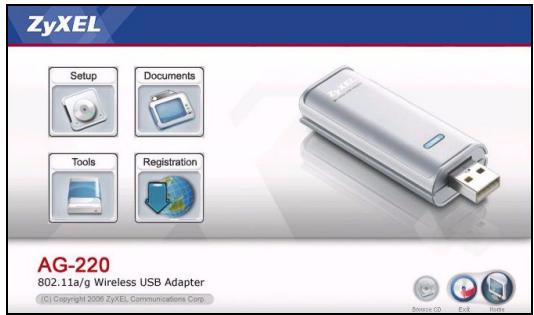 ZYXEL AG-220 - ZyXEL Utility Installation - 1