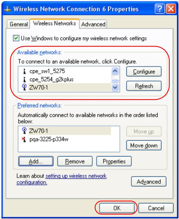 ZYXEL AG-320 - Connecting to a Wireless Network - 5