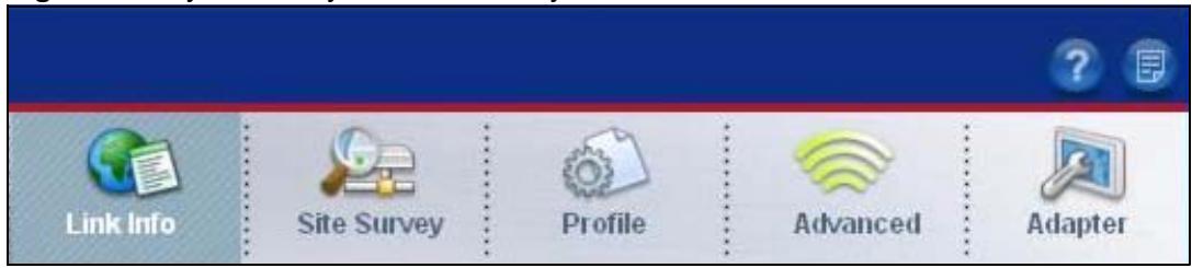 ZYXEL AG-320 - ZyXEL Utility Screen Summary - 1