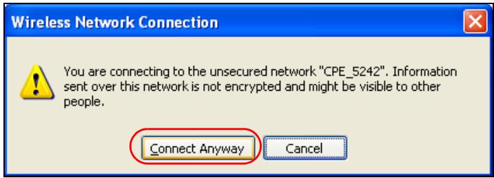 ZYXEL AG-320 - Connecting to a Wireless Network - 7