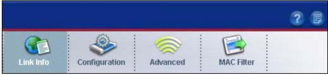 ZYXEL AG-320 - ZyXEL Utility Screen Summary - 1