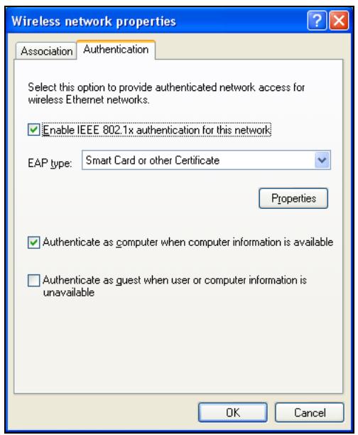 ZYXEL AG-320 - Authentication - 2