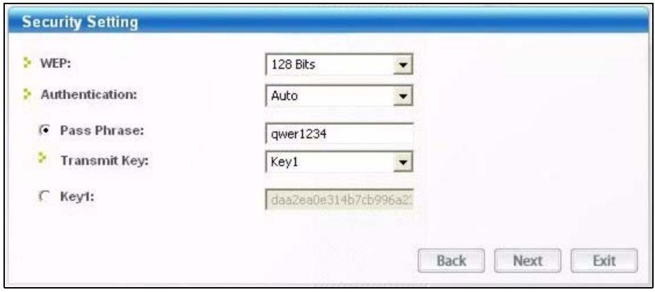 ZYXEL AG-320 - Security Settings - 1