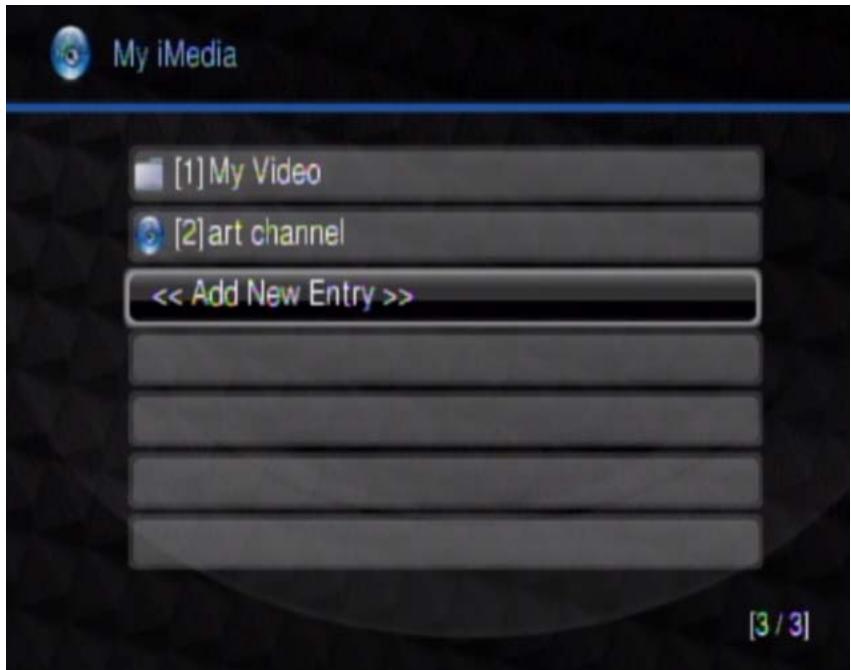 ZYXEL DMA-2500 - Select Add New Entry. - 1