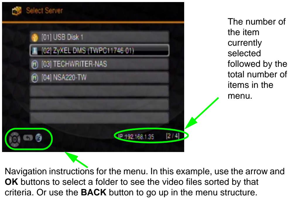 ZYXEL DMA-2500 - Playing Audio Files Example - 2