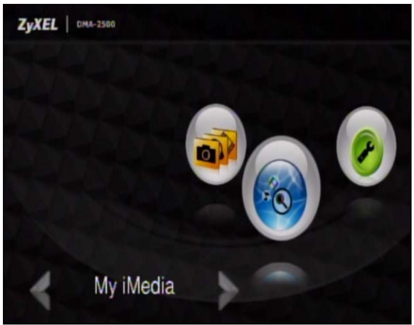 ZYXEL DMA-2500 - Adding a My iMedia Internet Channel - 1