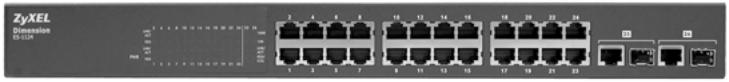 ZYXEL ES-1124 - Front Panel - 1