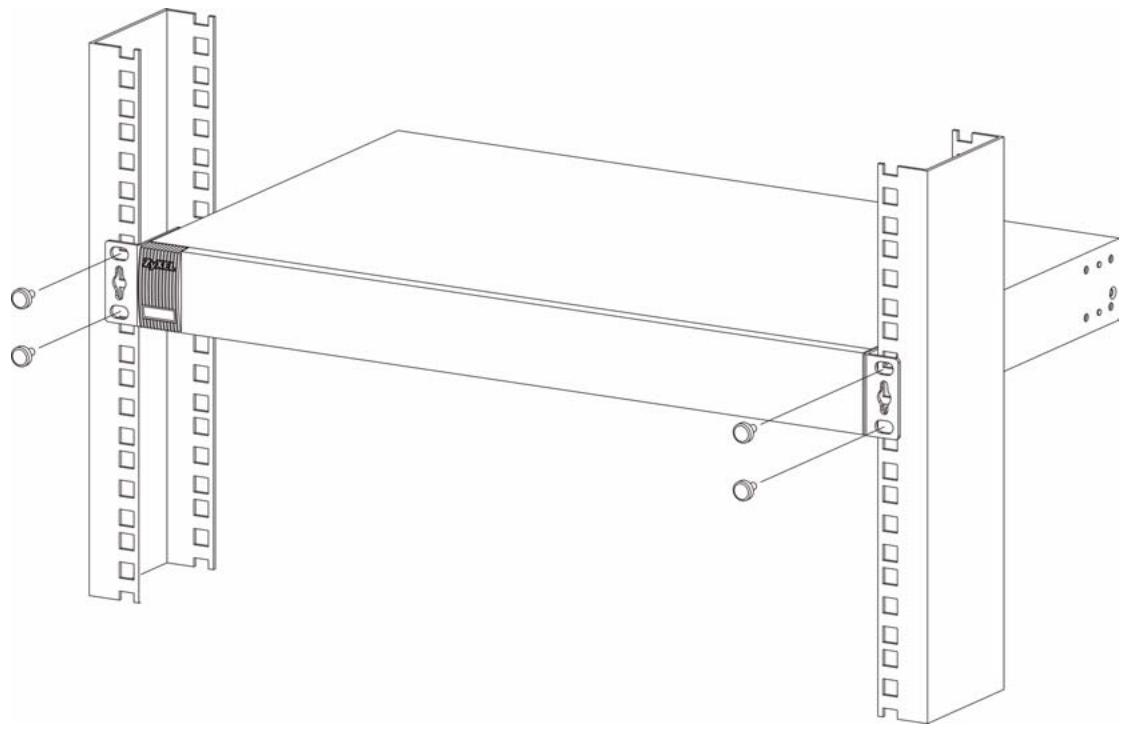 ZYXEL ES-1528 - Mounting the Switch on a Rack - 1